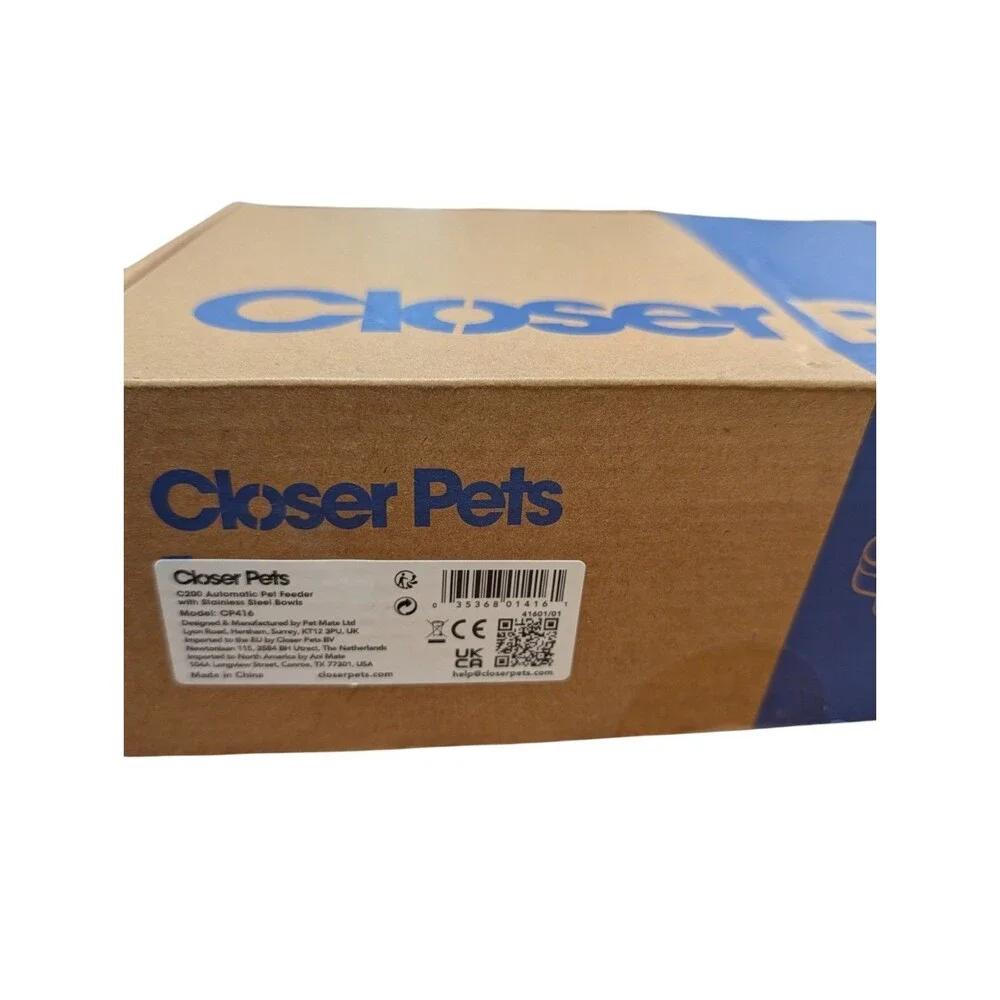 Closer Pets Cat Mate C20 Timed Automatic Pet Feeder NIB.  For Small Dogs Also